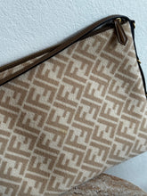 Load image into Gallery viewer, Fendi - Monogram Woollen Clutch - Beige - M