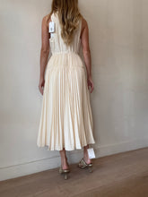 Load image into Gallery viewer, Self Portrait - Scallop Midi Dress - Cream - 8 - bnwt - rrp$659
