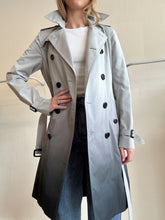 Load image into Gallery viewer, Burberry - Ombre Trench Coat - Grey - 8