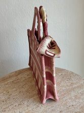 Load image into Gallery viewer, Dioriviera Mini Dior Book Tote w Twilly - RRP$4,240 As new