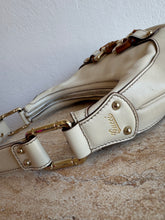Load image into Gallery viewer, Vintage Gucci - Amalfi Bamboo Horsebit Hobo Bag - Ivory - S