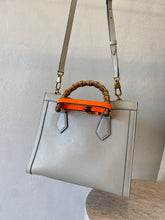 Load image into Gallery viewer, Gucci - Diana small Tote Bag - Ivory w orange band - M - RRP$6,450