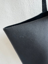 Load image into Gallery viewer, (as is) Saint Laurent - Supple East West Tote Bag w Scarf - Black - Med - RRP - $2320