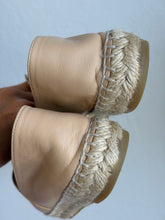 Load image into Gallery viewer, Chanel - Lambskin Espadrilles - Beige/Black - 37 - RRP$1460