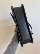 Load image into Gallery viewer, Maje - Clover Clasp Structured Crossbody Bag - Black - S