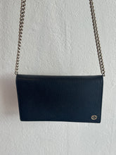 Load image into Gallery viewer, Gucci - Betty Leather Wallet-On-Chain Bag - Black - S