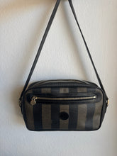 Load image into Gallery viewer, Fendi - Vintage Pequin Stripe Crossbody Camera Bag - Brown - S