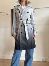 Load image into Gallery viewer, Burberry - Ombre Trench Coat - Grey - 8