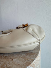 Load image into Gallery viewer, Vintage Gucci - Amalfi Bamboo Horsebit Hobo Bag - Ivory - S