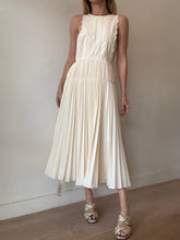 Load image into Gallery viewer, Self Portrait - Scallop Midi Dress - Cream - 8 - bnwt - rrp$659