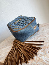 Load image into Gallery viewer, YSL - Chevron Quilted Denim Lou Belt Bag - Denim - Mini - RRP$1,765