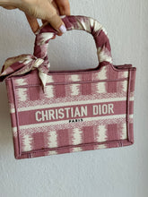 Load image into Gallery viewer, Dioriviera Mini Dior Book Tote w Twilly - RRP$4,240 As new