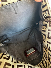 Load image into Gallery viewer, Vintage Fendi - Zucchino Canvas Leather Shoulder Bag - Brown - S