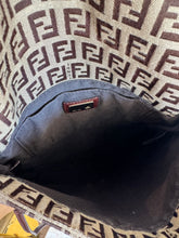 Load image into Gallery viewer, Vintage Fendi - Zucchino Canvas Leather Shoulder Bag - Brown - S