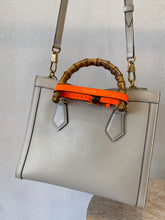 Load image into Gallery viewer, Gucci - Diana small Tote Bag - Ivory w orange band - M - RRP$6,450