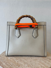 Load image into Gallery viewer, Gucci - Diana small Tote Bag - Ivory w orange band - M - RRP$6,450