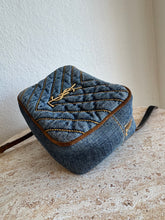 Load image into Gallery viewer, YSL - Chevron Quilted Denim Lou Belt Bag - Denim - Mini - RRP$1,765