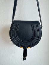 Load image into Gallery viewer, Chloe - MARCIE SMALL SADDLE Bag - Black - S - RRP$2,080