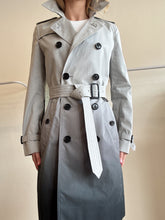 Load image into Gallery viewer, Burberry - Ombre Trench Coat - Grey - 8