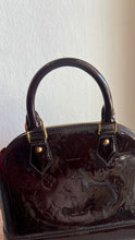 Load image into Gallery viewer, Louis Vuitton - Alma BB Monogram Vernis Bag - Deep Burgundy - S