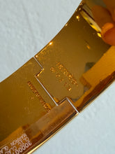 Load image into Gallery viewer, Hermes - Wide Clic Clac H Bracelet - GM-(M/L) - Marron Glace/Yellow gold -RRP$1350 - as new