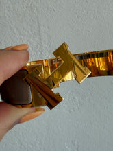 Load image into Gallery viewer, Hermes - Wide Clic Clac H Bracelet - GM-(M/L) - Marron Glace/Yellow gold -RRP$1350 - as new