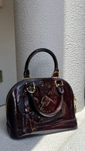 Load image into Gallery viewer, Louis Vuitton - Alma BB Monogram Vernis Bag - Deep Burgundy - S