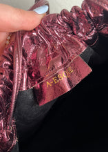 Load image into Gallery viewer, A-Esque - Puffa Metalic Clutch - Purple - S- New w dust bag- RRP$700