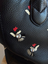 Load image into Gallery viewer, Marc Jacobs -Embellished Tulip Gotham Leather Tote Bags- Black - M