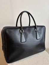 Load image into Gallery viewer, Prada - Saffiano Leather Briefcase Bag - Black - M