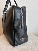 Load image into Gallery viewer, Prada - Saffiano Leather Briefcase Bag - Black - M