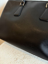 Load image into Gallery viewer, Prada - Saffiano Leather Briefcase Bag - Black - M