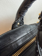 Load image into Gallery viewer, Balenciaga - Motorcycle City Bag - Black w Gold Hardware- M