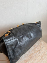 Load image into Gallery viewer, Balenciaga - Motorcycle City Bag - Black w Gold Hardware- M