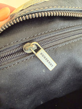 Load image into Gallery viewer, Burberry - Two Front Pocket Satchel Bag - Dark Brown- S