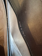 Load image into Gallery viewer, Chanel - Embossed Enamel Long Wallet 0n Chain - Black Patent Leather w Silver Hardware- S