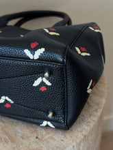 Load image into Gallery viewer, Marc Jacobs -Embellished Tulip Gotham Leather Tote Bags- Black - M