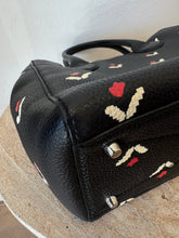 Load image into Gallery viewer, Marc Jacobs -Embellished Tulip Gotham Leather Tote Bags- Black - M