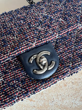 Load image into Gallery viewer, Chanel - Matelasse Bag - Tweed Red/Navy - S