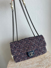 Load image into Gallery viewer, Chanel - Matelasse Bag - Tweed Red/Navy - S