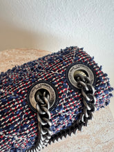 Load image into Gallery viewer, Chanel - Matelasse Bag - Tweed Red/Navy - S