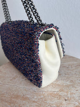 Load image into Gallery viewer, Chanel - Matelasse Bag - Tweed Red/Navy - S