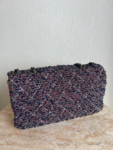 Load image into Gallery viewer, Chanel - Matelasse Bag - Tweed Red/Navy - S