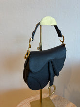 Load image into Gallery viewer, Dior - Saddle Bag - Black Grained Calfskin Leather- Mini - RRP$6400