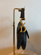 Load image into Gallery viewer, Dior - Saddle Bag - Black Grained Calfskin Leather- Mini - RRP$6400