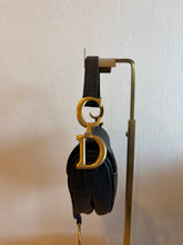 Load image into Gallery viewer, Dior - Saddle Bag - Black Grained Calfskin Leather- Mini - RRP$6400