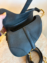 Load image into Gallery viewer, Dior - Saddle Bag - Black Grained Calfskin Leather- Mini - RRP$6400