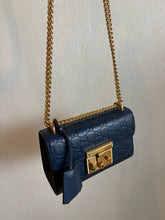 Load image into Gallery viewer, Gucci - Guccisima Leather Padlock Shoulder Bag - Navy - S - RRP$