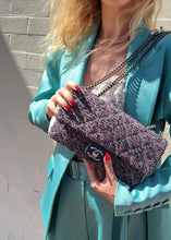 Load image into Gallery viewer, Chanel - Matelasse Bag - Tweed Red/Navy - S