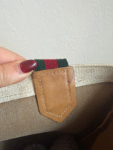 Load image into Gallery viewer, Gucci - Vintage Tote w front leather pocket and logo handle - M